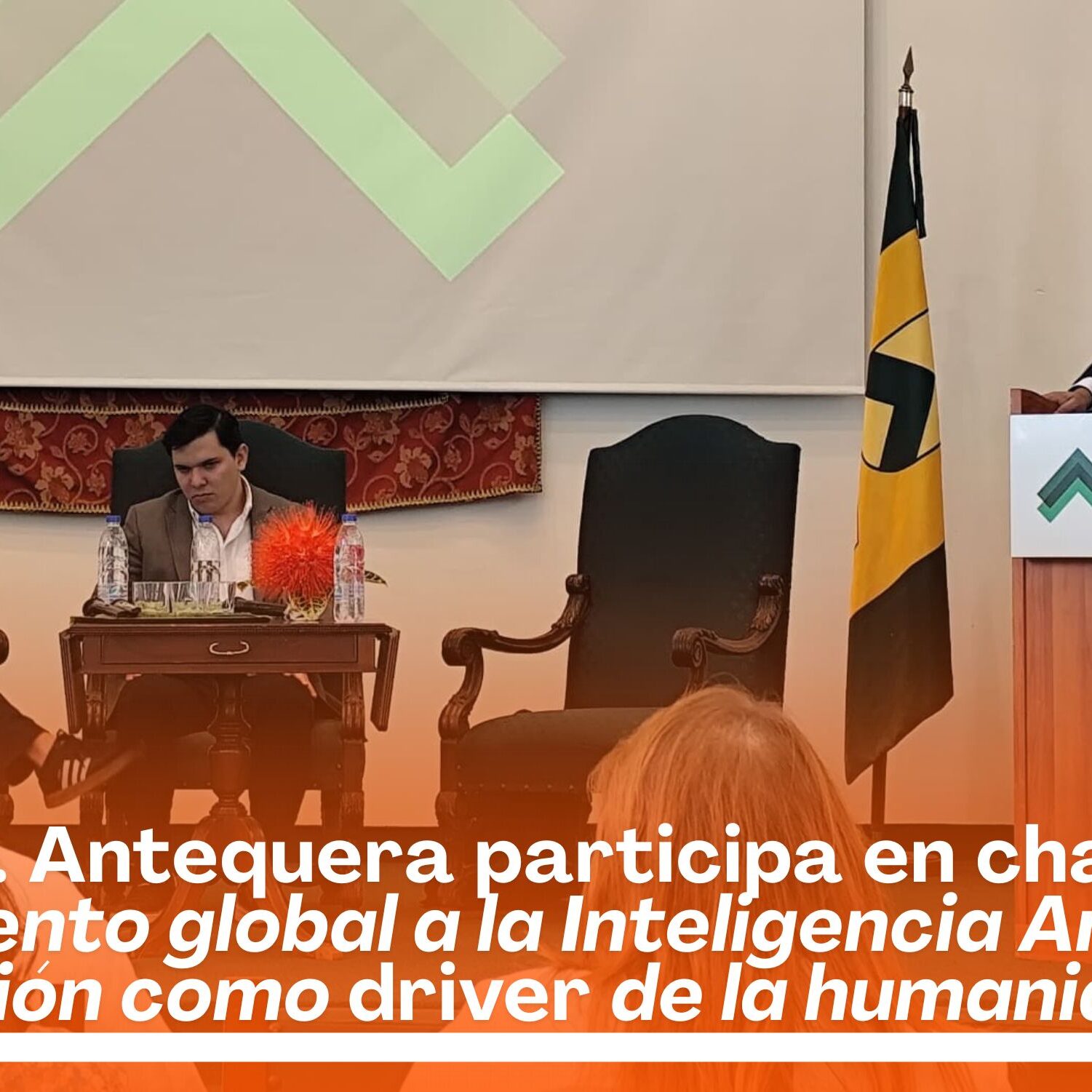 Ricardo A. Antequera participa en el conversatorio Del calentamiento global a la Inteligencia Artificial: La innovación como driver de la humanidad